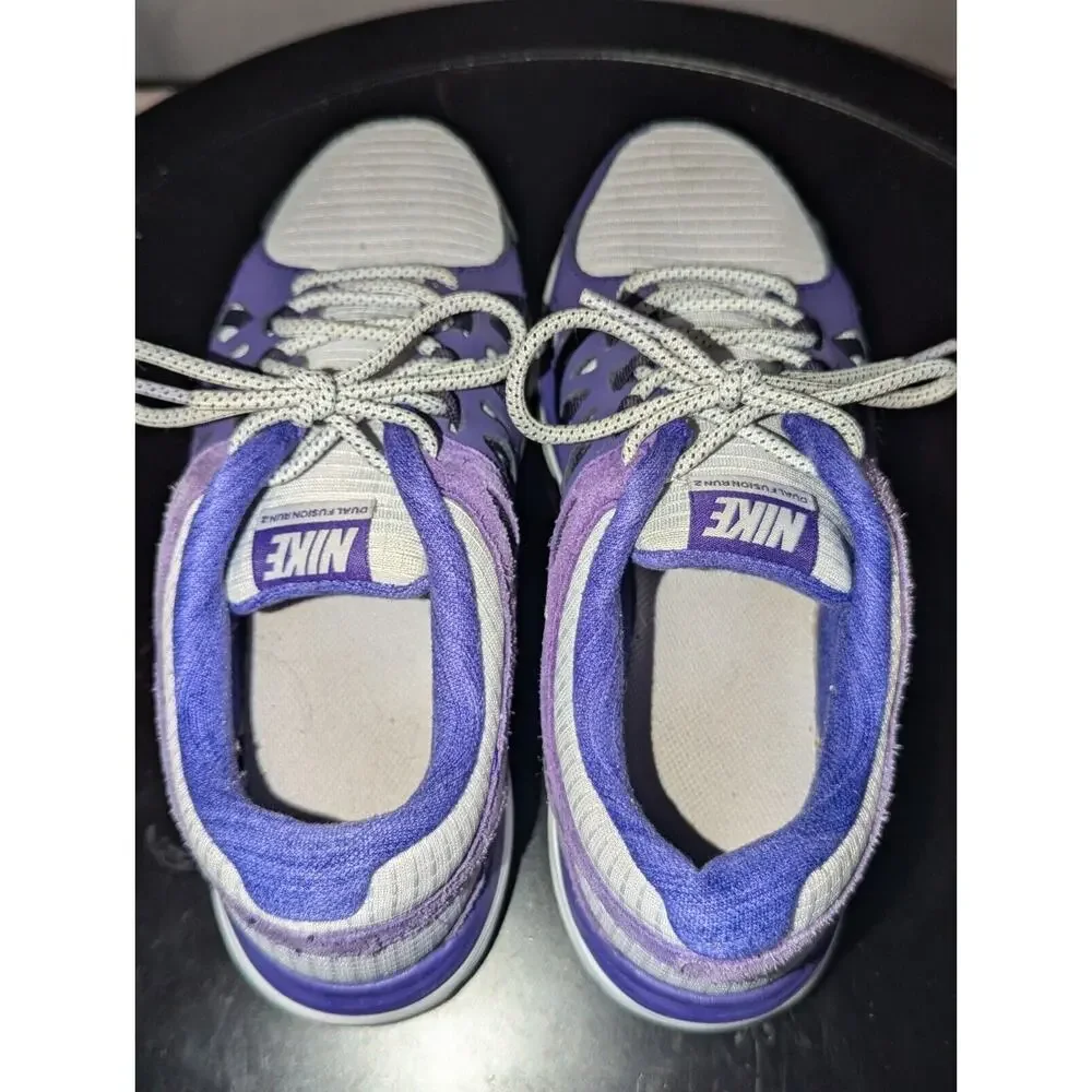 Nike Shoes Youth 5 Women's 7 Purple Dual Fusion Run 2 599793-500 Sneakers - Picture 8 of 10